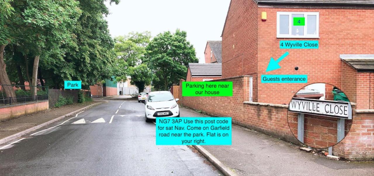 Flat 1 - Entire Modern Studio With En-Suite And Free Parking Close To Qmc, City Centre & Notts Uni Nottingham Extérieur photo